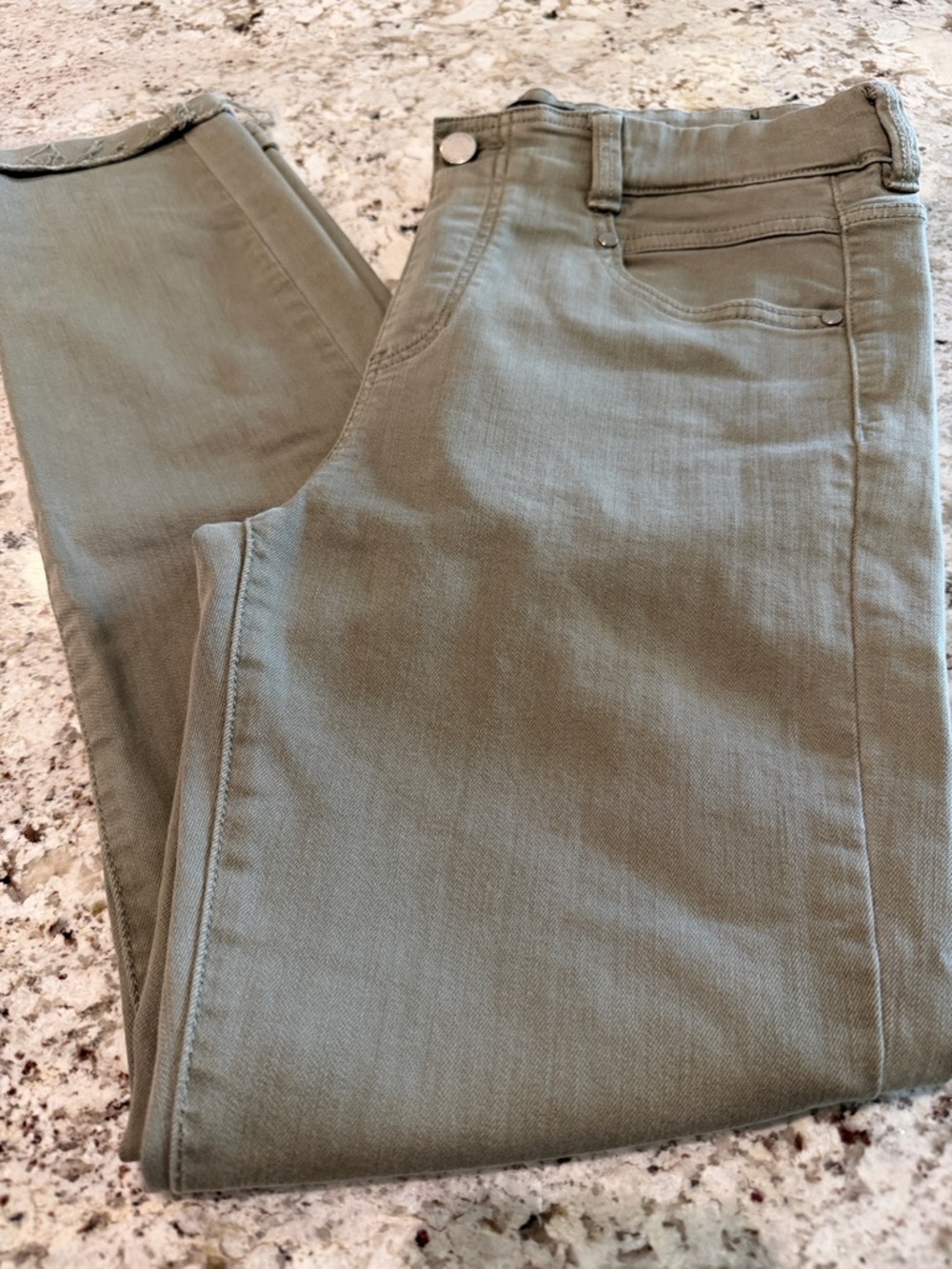 Liverpool Women's Skinny Jeans in Olive Green